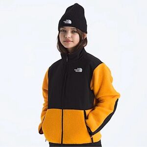 The North Face Denali Kids Yellow and Black Fleece Jacket- Never Worn! Size XS/6